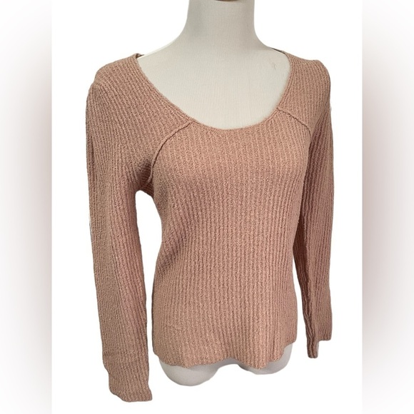 Saltwater Luxe Blush Fitted Sweater size XL - Picture 3 of 10